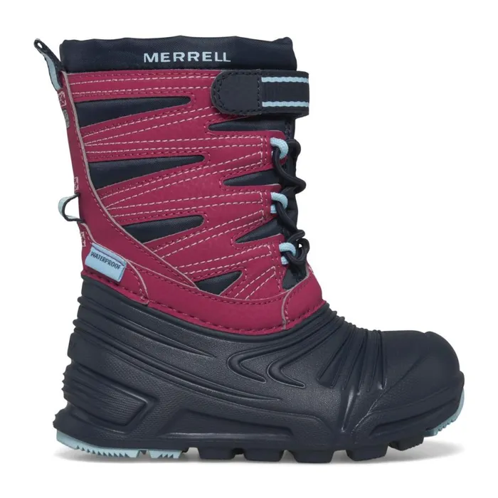 Little Snow Quest Lite 30 Jr Waterproof Navyfucshiaturquoise Kids Merrell Winter Boots