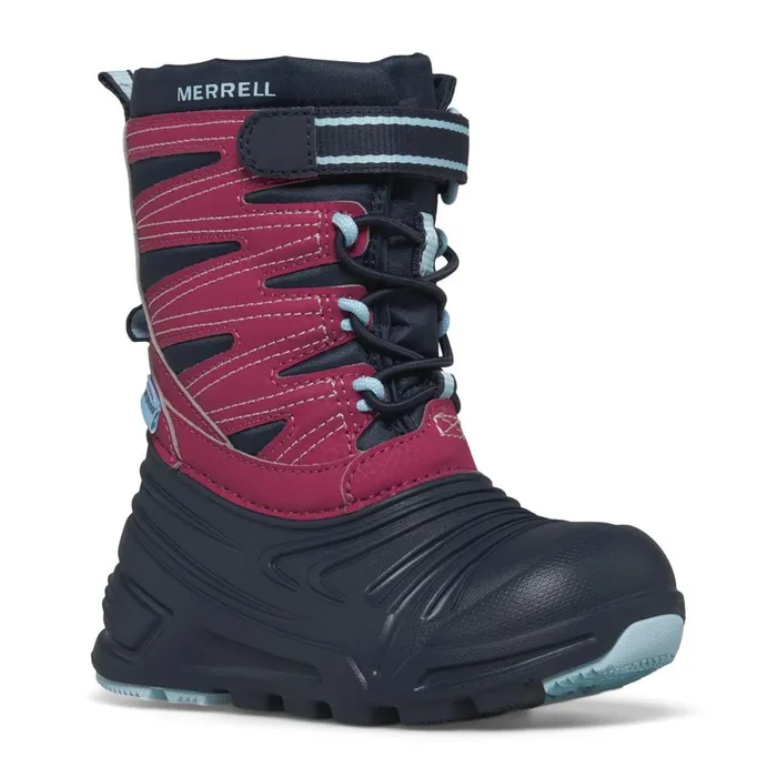 Little Snow Quest Lite 30 Jr Waterproof Navyfucshiaturquoise Kids Merrell Winter Boots