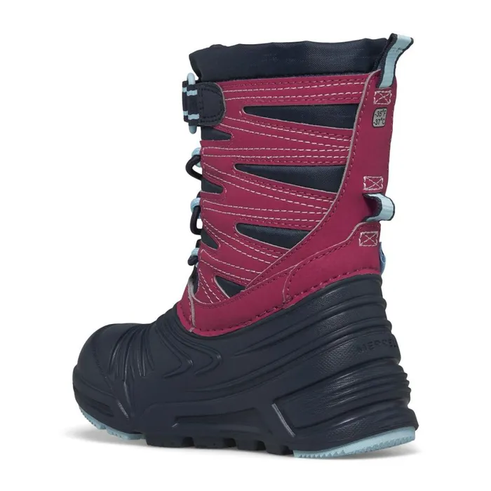 Little Snow Quest Lite 30 Jr Waterproof Navyfucshiaturquoise Kids Merrell Winter Boots