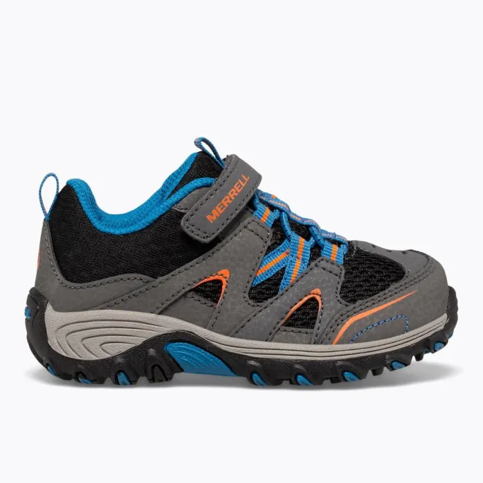 Little Trail Chaser Jr Shoe Greyblack Kids Merrell Easy On Easy Off