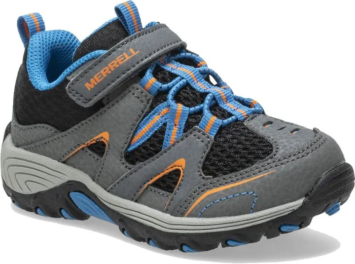 Little Trail Chaser Jr Shoe Greyblack Kids Merrell Easy On Easy Off