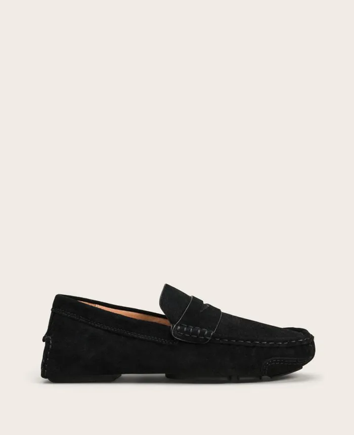 Loafers Men Kenneth Cole GENTLE SOULS Mateo Driver Penny Loafer Black