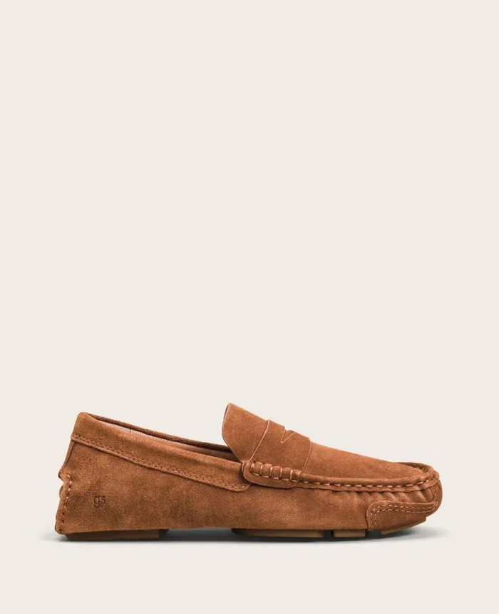 Loafers Men Kenneth Cole GENTLE SOULS Mateo Driver Penny Loafer Luggage