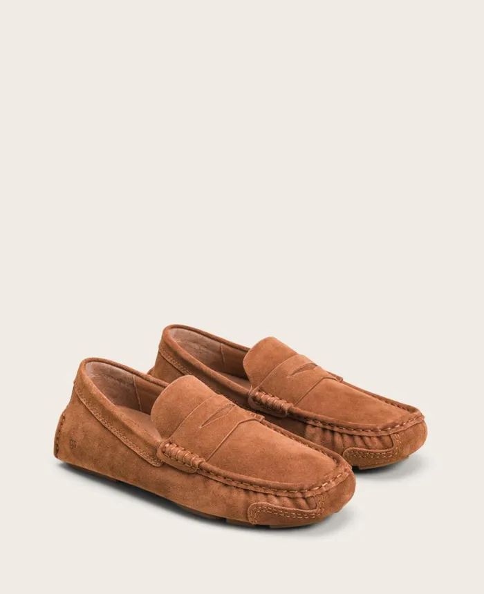 Loafers Men Kenneth Cole GENTLE SOULS Mateo Driver Penny Loafer Luggage