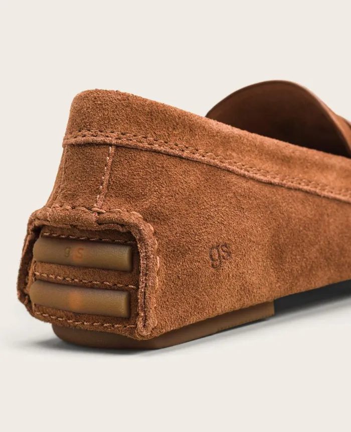 Loafers Men Kenneth Cole GENTLE SOULS Mateo Driver Penny Loafer Luggage
