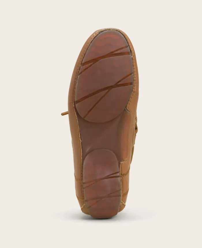 Loafers Men Kenneth Cole GENTLE SOULS Nyle Leather Driver Boat Shoe Luggage