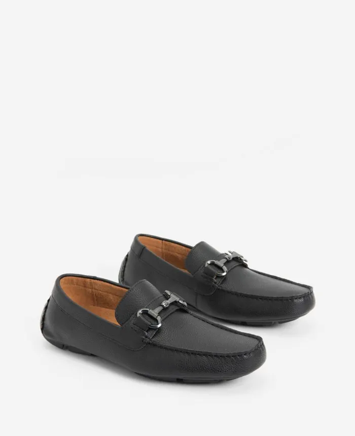 Loafers Men Kenneth Cole REACTION 8211 Dawson Bit Driver Black Loafers Men Kenneth Cole REACTION 8211 Dawson Bit Driver Black