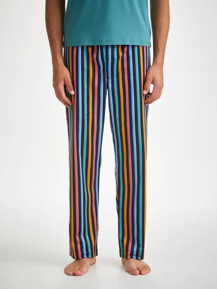 Lounge Pants Men Derek Rose Lounge Pants Wellington 56 Cotton Multi