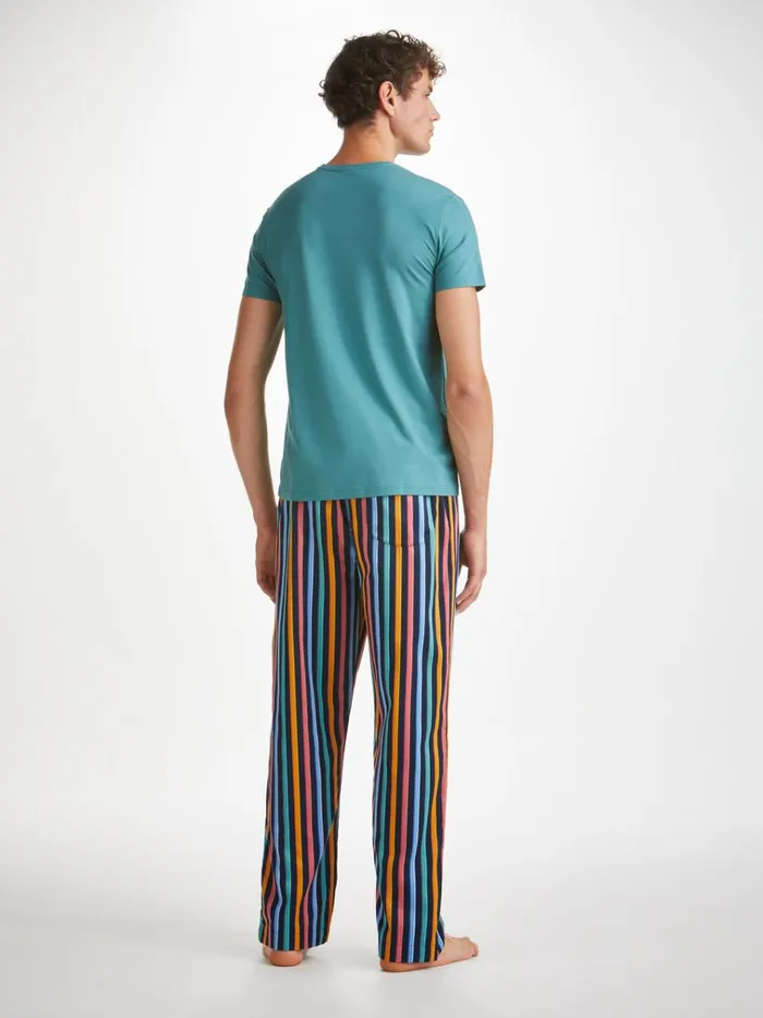 Lounge Pants Men Derek Rose Lounge Pants Wellington 56 Cotton Multi