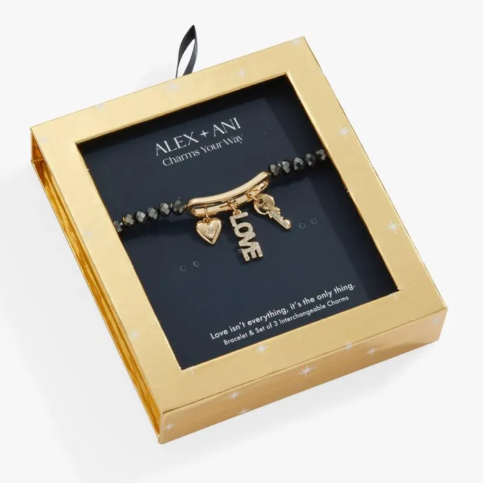 Love Mix Match Charm Stretch Bracelet Gold Women Alex And Ani Thank You Love Mix Match Charm Stretch Bracelet Gold Women Alex And Ani Thank You