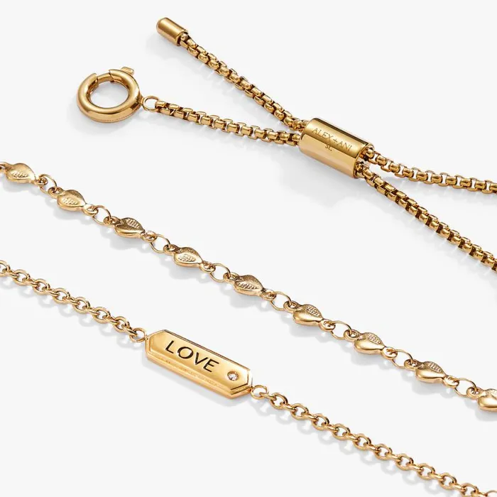 Love Stranded Bracelet Set Stainless Steel Gold Women Alex And Ani Sympathy In Memory Love Stranded Bracelet Set Stainless Steel Gold Women Alex And Ani Sympathy In Memory