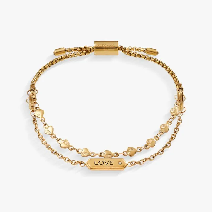 Love Stranded Bracelet Set Stainless Steel Gold Women Alex And Ani Sympathy In Memory Love Stranded Bracelet Set Stainless Steel Gold Women Alex And Ani Sympathy In Memory