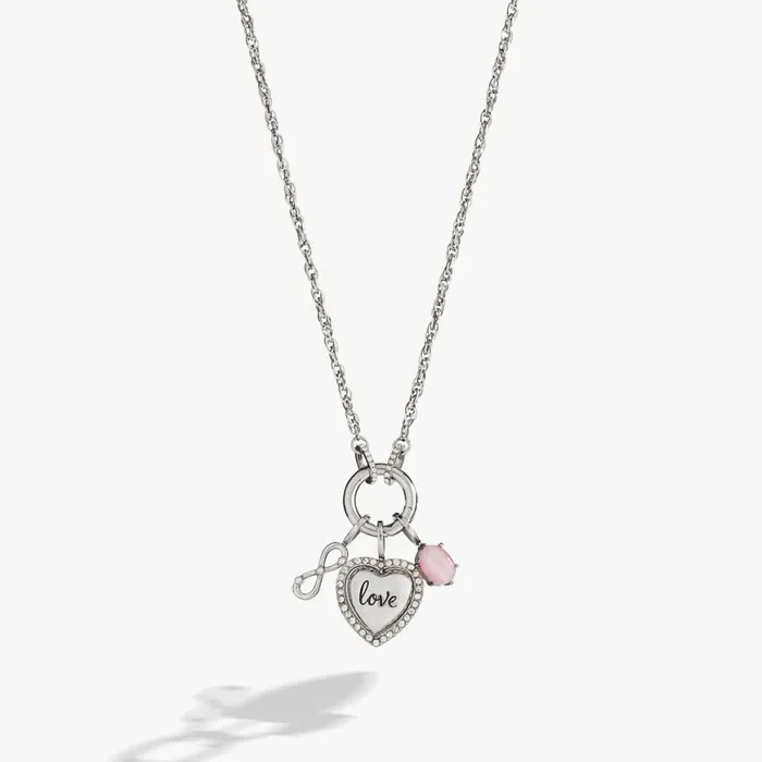 Love Trio Interchangeable Charm Necklace Stainless Steel Silver Women Alex And Ani Chain Or Bracelet Charm Bases Love Trio Interchangeable Charm Necklace Stainless Steel Silver Women Alex And Ani Chain Or Bracelet Charm Bases