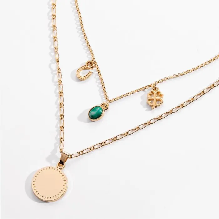 Luck Prosperity MultiCharm Layered Necklace Gold Women Alex And Ani Luck Luck Prosperity MultiCharm Layered Necklace Gold Women Alex And Ani Luck