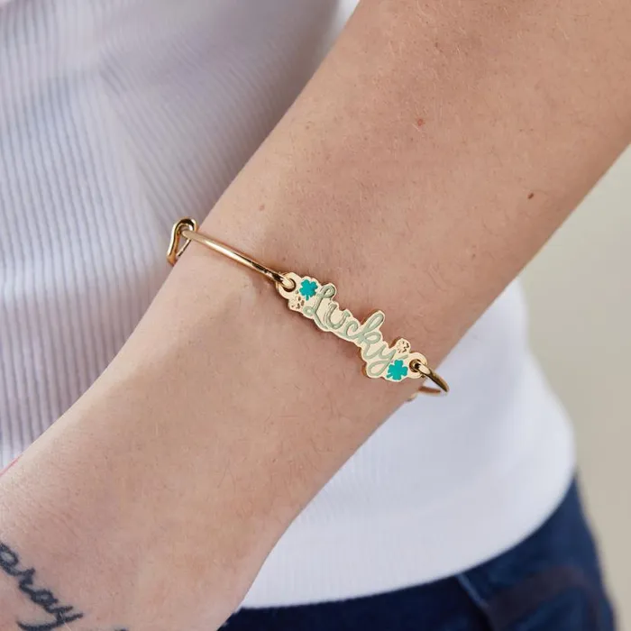 Lucky039 Inline Bangle Bracelet Gold Women Alex And Ani Iconic Alex And Ani Lucky039 Inline Bangle Bracelet Gold Women Alex And Ani Iconic Alex And Ani