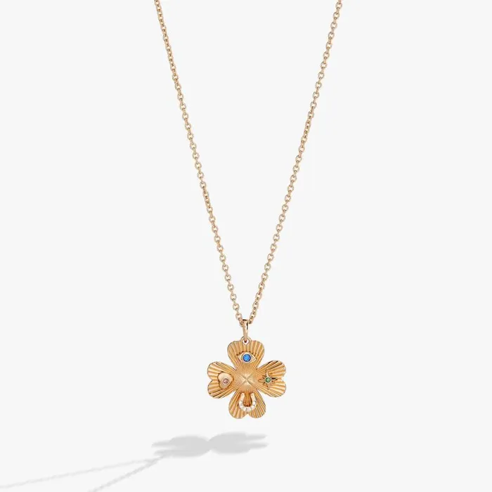 Lucky Four Leaf Clover Adjustable Necklace Gold Women Alex And Ani Luck Prosperity Lucky Four Leaf Clover Adjustable Necklace Gold Women Alex And Ani Luck Prosperity