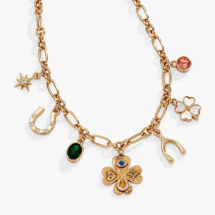 Lucky Four Leaf Clover Charm Necklace Gold Women Alex And Ani Necklaces Lucky Four Leaf Clover Charm Necklace Gold Women Alex And Ani Necklaces