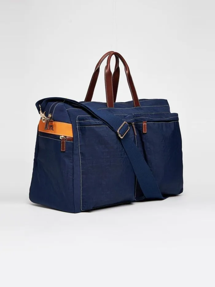 Luggage and Travel Men JMcLaughlin Sailcloth Weekender Bag Navy Luggage and Travel Men JMcLaughlin Sailcloth Weekender Bag Navy