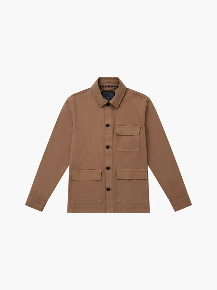 Man Coats and Jackets French Connection Chore Jacket Tobacco Man Coats and Jackets French Connection Chore Jacket Tobacco