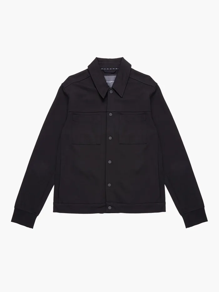 Man Coats and Jackets French Connection Scuba Jacket Black
