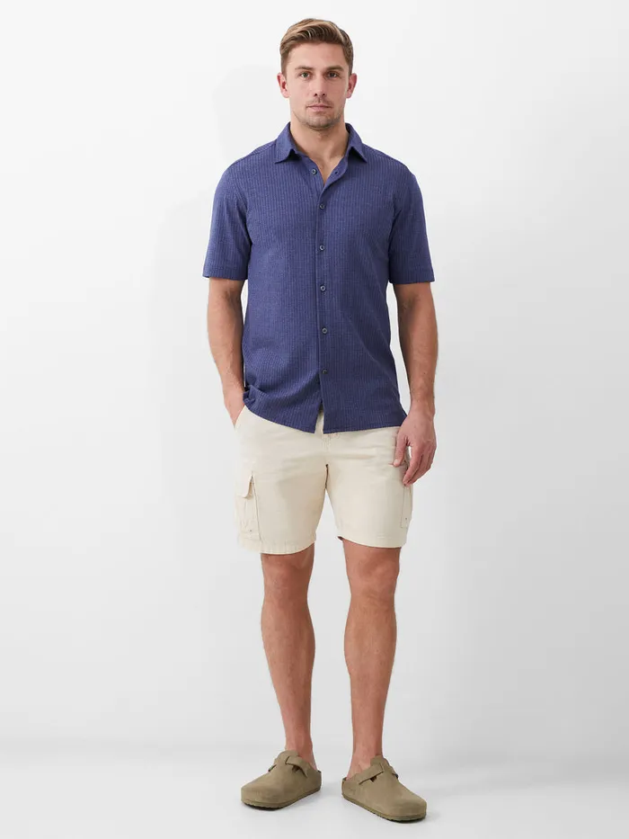 Man Shirts French Connection Ladder Texture Jersey Shirt Navy Man Shirts French Connection Ladder Texture Jersey Shirt Navy