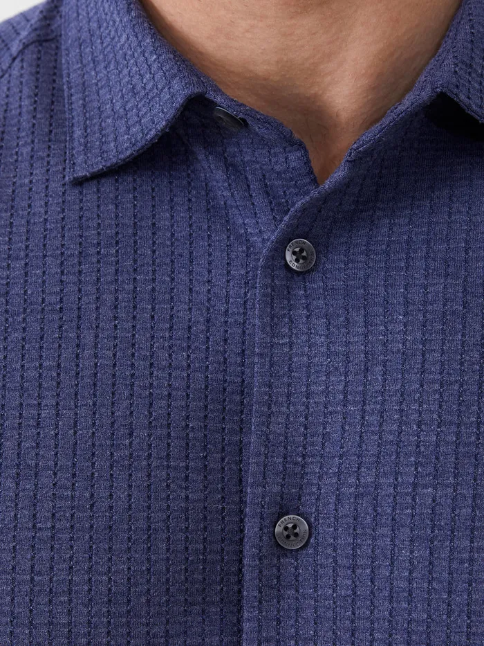 Man Shirts French Connection Ladder Texture Jersey Shirt Navy Man Shirts French Connection Ladder Texture Jersey Shirt Navy