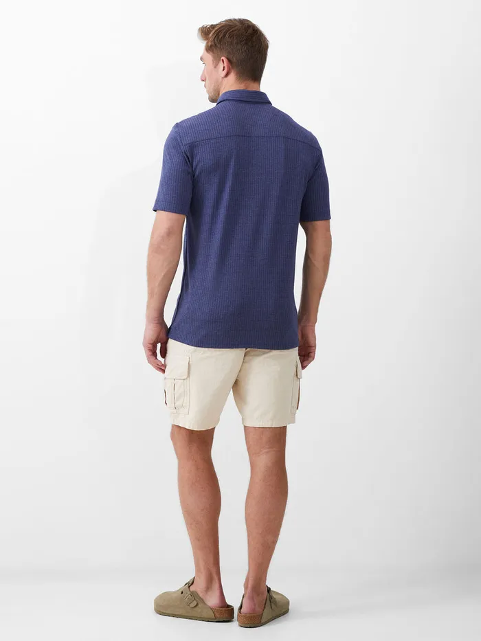 Man Shirts French Connection Ladder Texture Jersey Shirt Navy Man Shirts French Connection Ladder Texture Jersey Shirt Navy