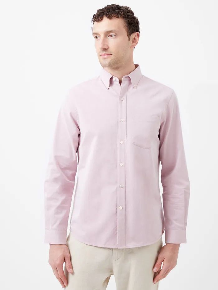 Man Shirts French Connection Regular Fit Button Down Oxford Shirt Pink