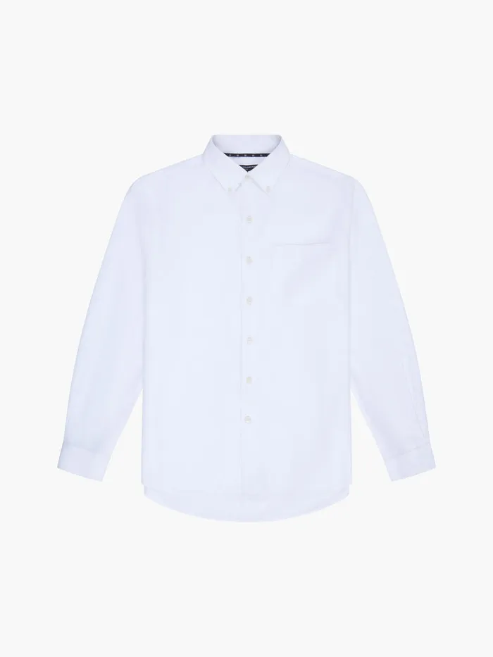 Man Shirts French Connection Regular Fit Twill Shirt White Man Shirts French Connection Regular Fit Twill Shirt White