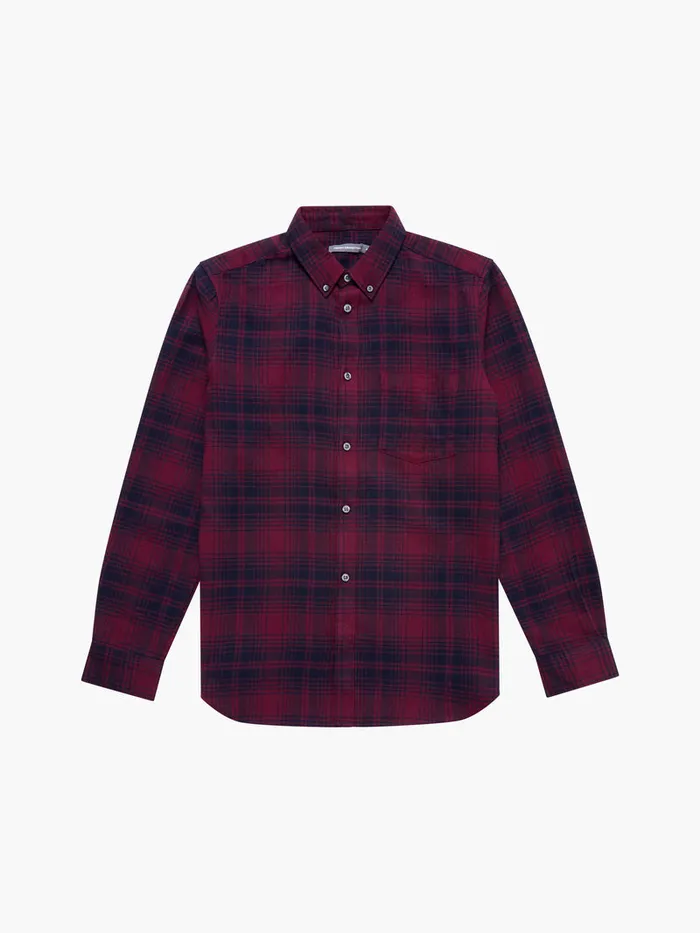 Man Shirts French Connection Scot Flannel Long Sleeve Shirt Chateuxmarine