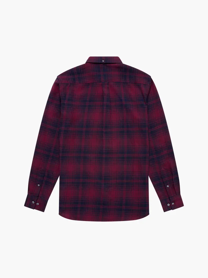 Man Shirts French Connection Scot Flannel Long Sleeve Shirt Chateuxmarine