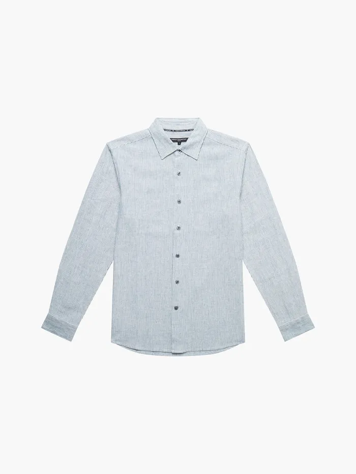 Man Shirts French Connection Tonal Stripe Shirt Blackwhite Man Shirts French Connection Tonal Stripe Shirt Blackwhite
