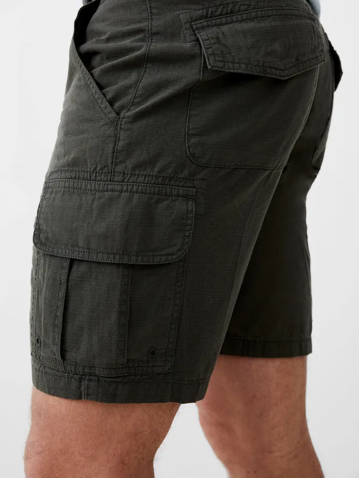Man Shorts French Connection Ripstop Cargo Shorts Olive Man Shorts French Connection Ripstop Cargo Shorts Olive