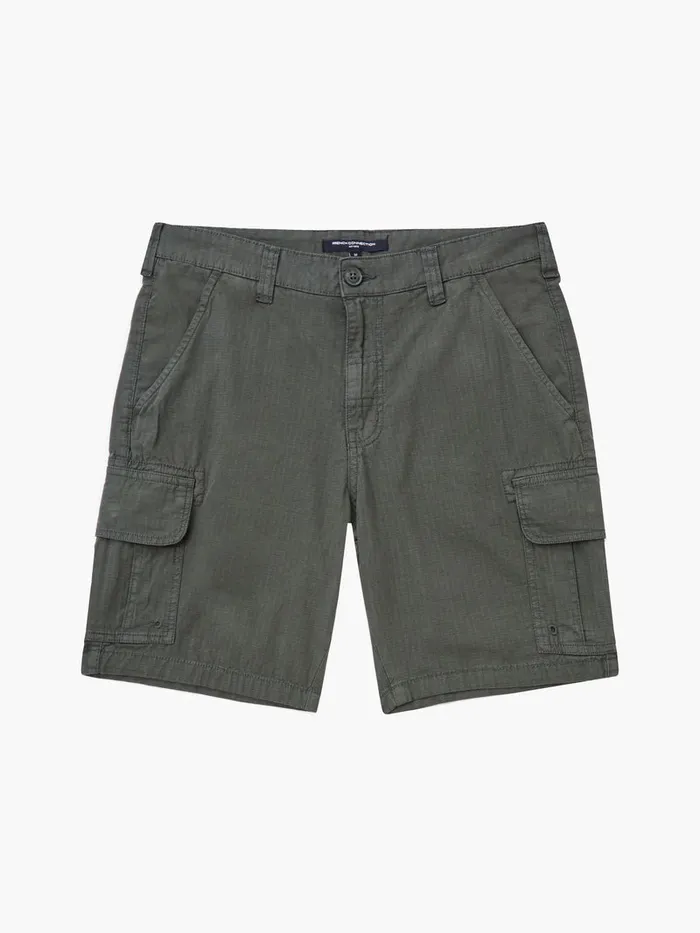 Man Shorts French Connection Ripstop Cargo Shorts Olive Man Shorts French Connection Ripstop Cargo Shorts Olive