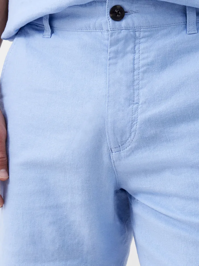 Man Shorts French Connection Soft Tailored Shorts Light Blue Man Shorts French Connection Soft Tailored Shorts Light Blue