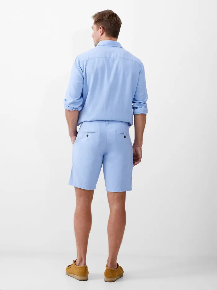 Man Shorts French Connection Soft Tailored Shorts Light Blue Man Shorts French Connection Soft Tailored Shorts Light Blue