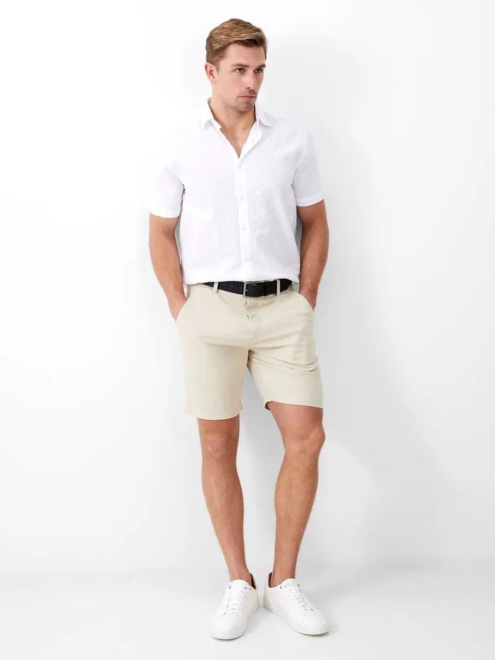 Man Shorts French Connection Soft Tailored Shorts Stone