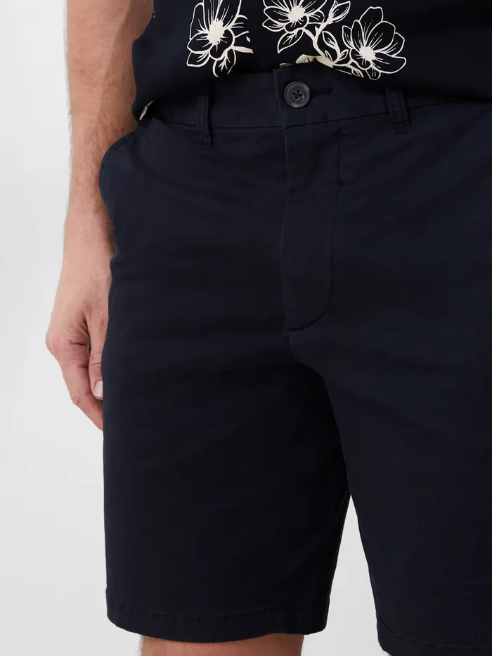 Man Shorts French Connection Stretch Chino Shorts Black Man Shorts French Connection Stretch Chino Shorts Black