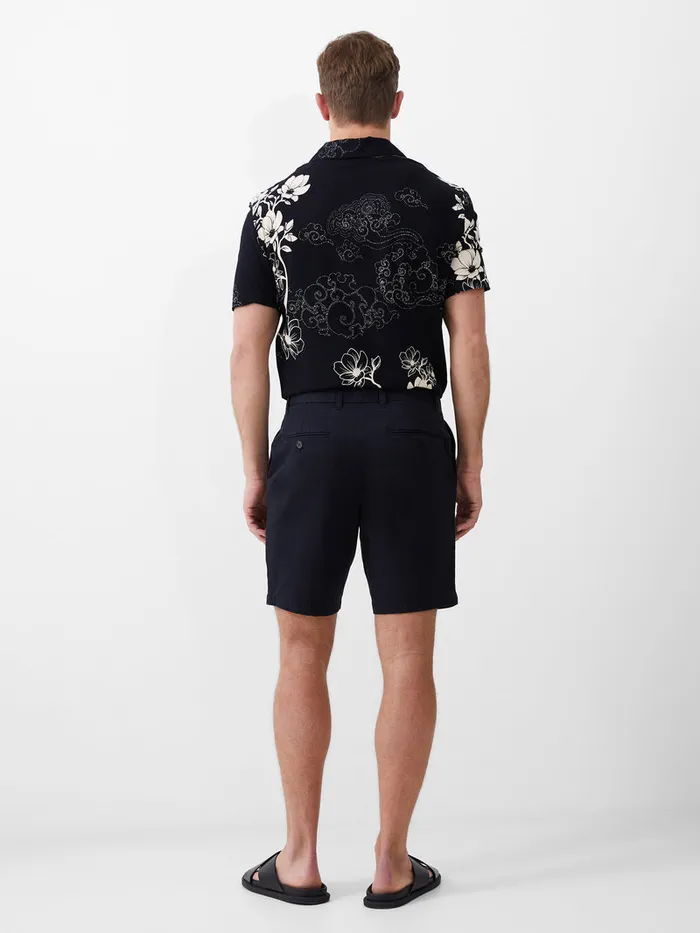 Man Shorts French Connection Stretch Chino Shorts Black Man Shorts French Connection Stretch Chino Shorts Black