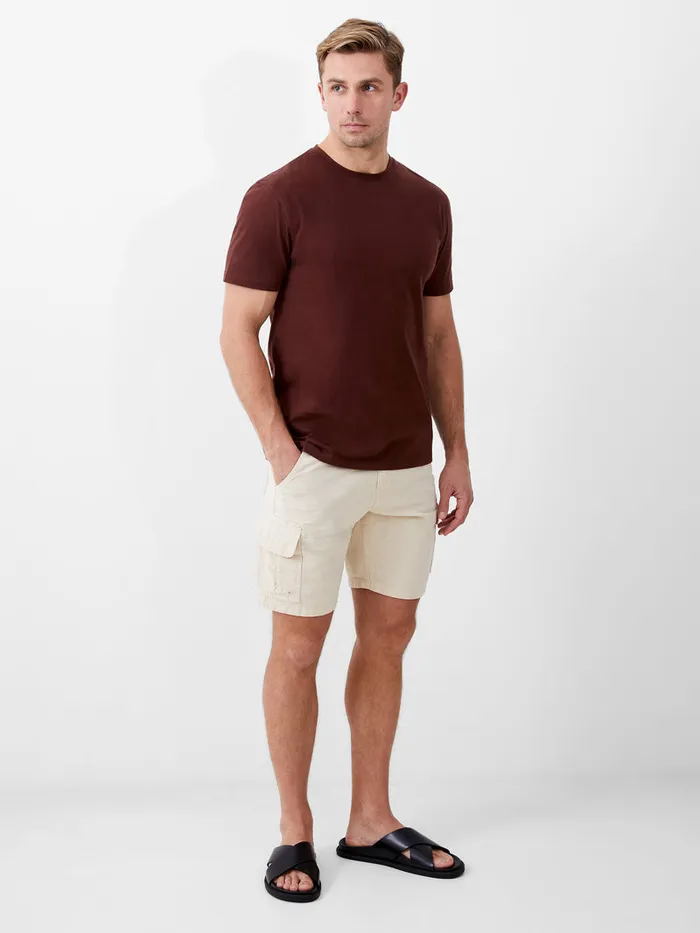 Man TShirts and Polo Shirts French Connection Classic Organic TShirt Chocolate Man TShirts and Polo Shirts French Connection Classic Organic TShirt Chocolate