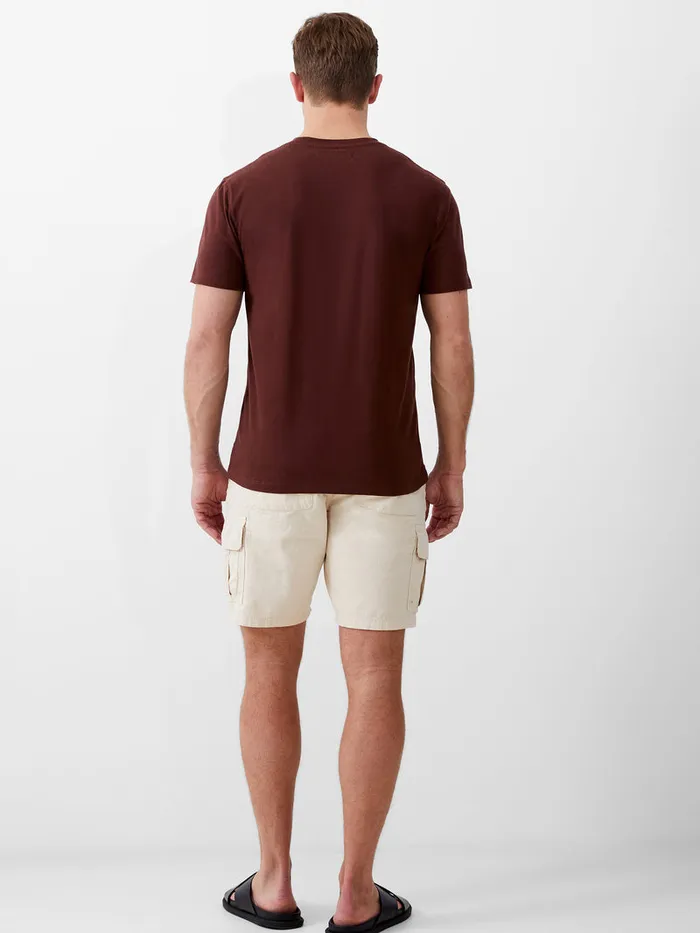 Man TShirts and Polo Shirts French Connection Classic Organic TShirt Chocolate Man TShirts and Polo Shirts French Connection Classic Organic TShirt Chocolate