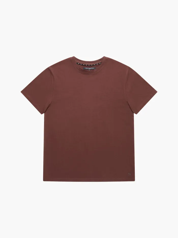 Man TShirts and Polo Shirts French Connection Classic Organic TShirt Chocolate Man TShirts and Polo Shirts French Connection Classic Organic TShirt Chocolate
