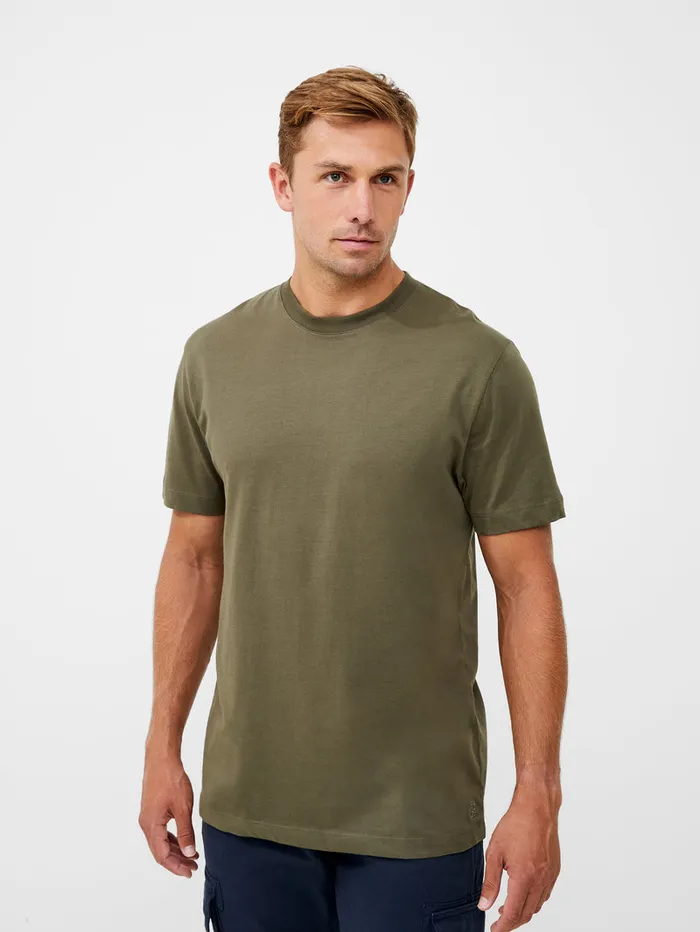 Man TShirts and Polo Shirts French Connection Classic Organic TShirt Ivy Green