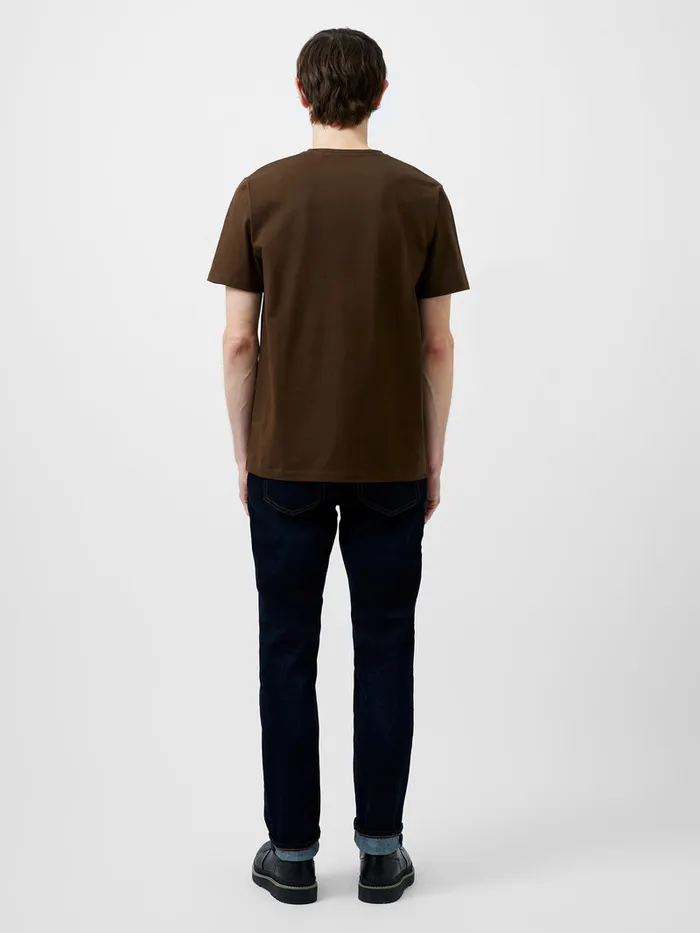 Man TShirts and Polo Shirts French Connection Embroidered Bear Organic Graphic TShirt Truffle Brown Man TShirts and Polo Shirts French Connection Embroidered Bear Organic Graphic TShirt Truffle Brown