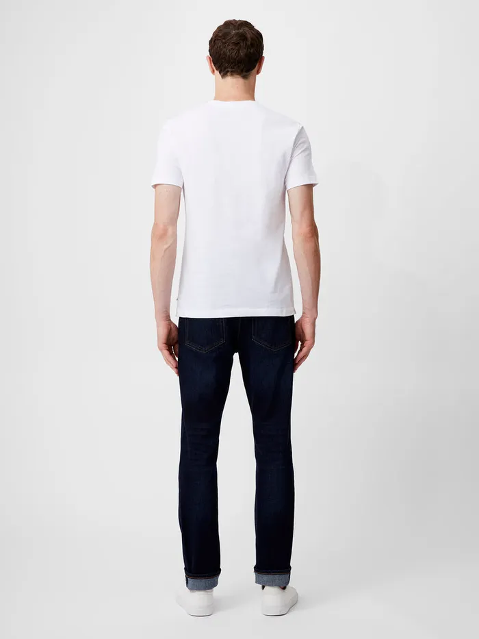 Man TShirts and Polo Shirts French Connection Embroidered Skateboard Graphic TShirt White Man TShirts and Polo Shirts French Connection Embroidered Skateboard Graphic TShirt White