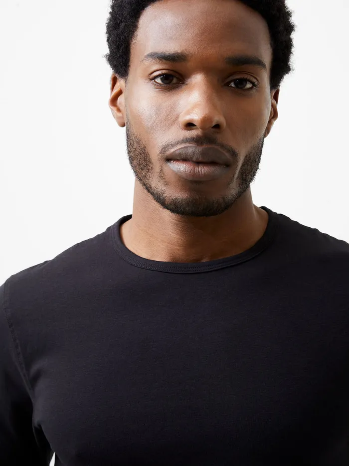 Man TShirts and Polo Shirts French Connection Long Sleeve Stretch TShirt Black Man TShirts and Polo Shirts French Connection Long Sleeve Stretch TShirt Black