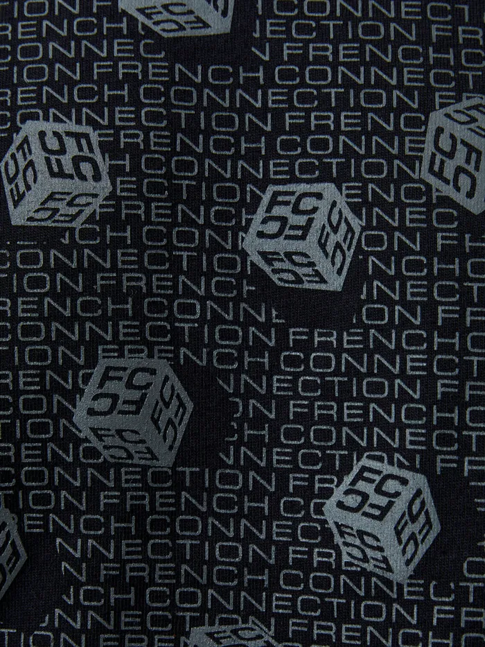 Man TShirts and Polo Shirts French Connection Mini Dice Organic Graphic TShirt Black Man TShirts and Polo Shirts French Connection Mini Dice Organic Graphic TShirt Black