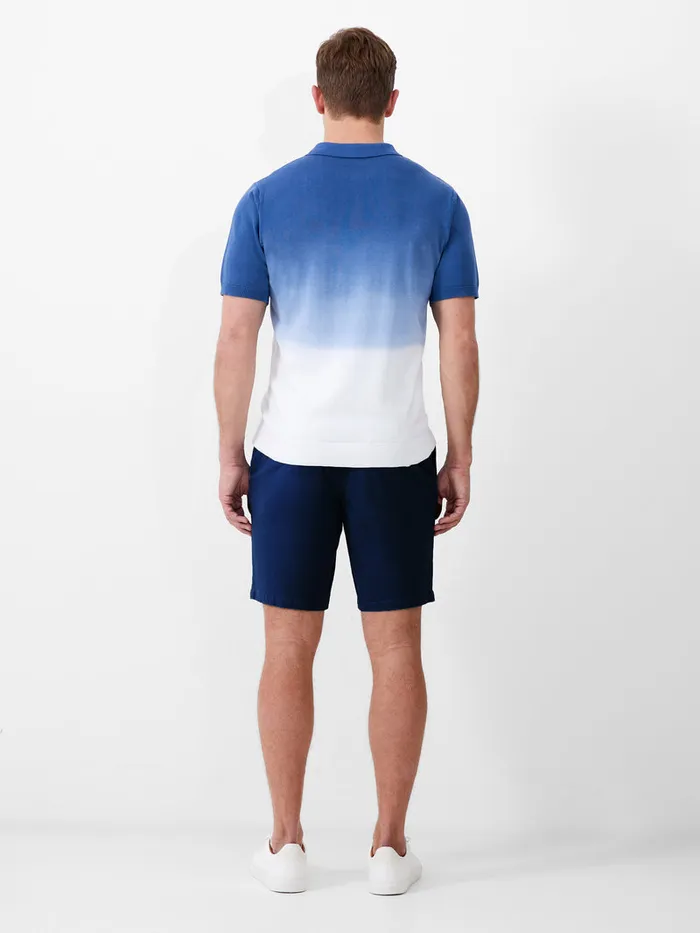 Man TShirts and Polo Shirts French Connection Ombre Half Zip Polo Shirt Navy Ombre Man TShirts and Polo Shirts French Connection Ombre Half Zip Polo Shirt Navy Ombre