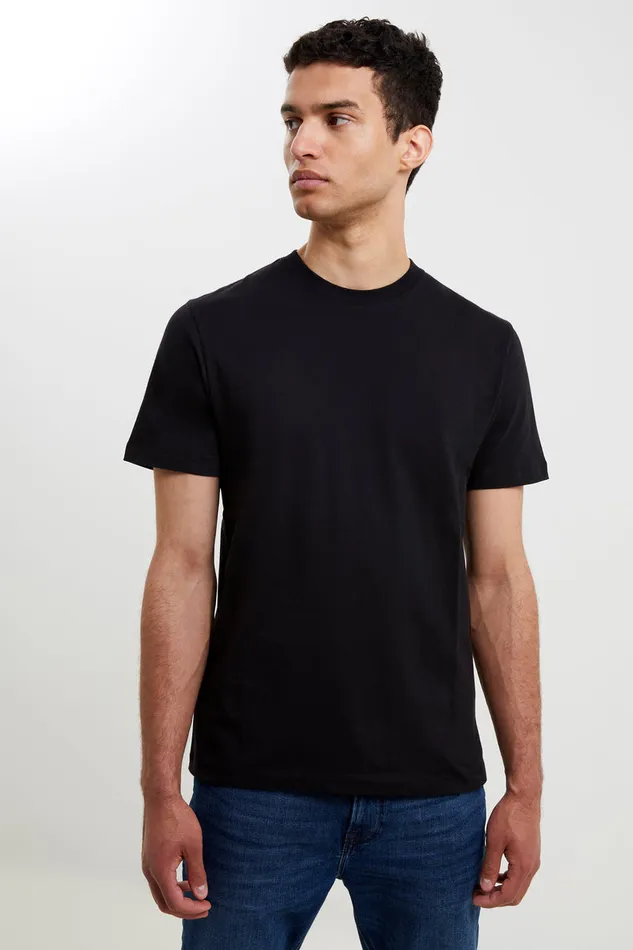 Man TShirts and Polo Shirts French Connection Organic Cotton Classic TShirt Black Onyx Man TShirts and Polo Shirts French Connection Organic Cotton Classic TShirt Black Onyx