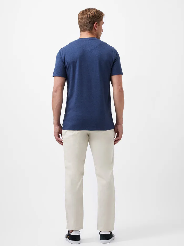Man TShirts and Polo Shirts French Connection Organic Pocket TShirt Indigo Mel